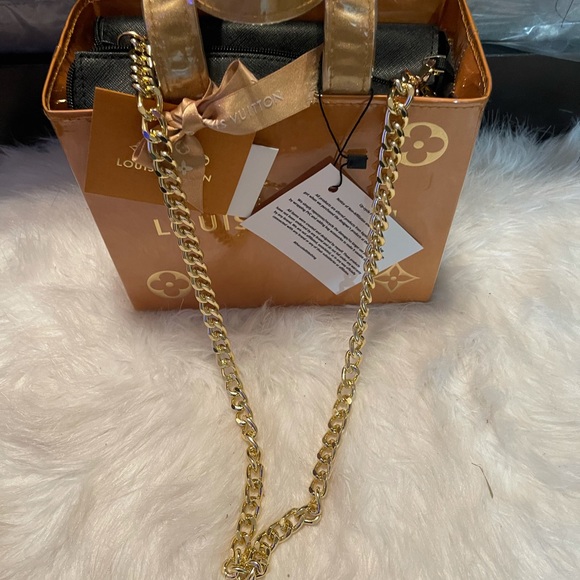 Upcycle PVC Louis Vuitton Shopper Handbag - Picture 3 of 4